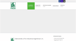 Desktop Screenshot of frioindustrias.com.ar