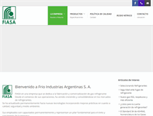 Tablet Screenshot of frioindustrias.com.ar